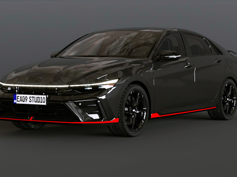 2025 Hyundai Elantra N 3D 모델