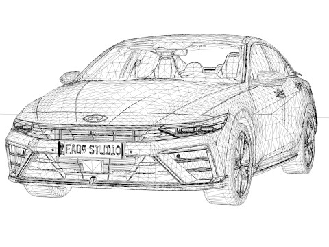2025 Hyundai Elantra N 3D 모델
