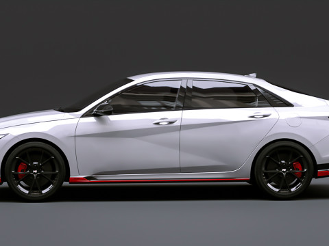 2025 Hyundai Elantra N 3D 모델