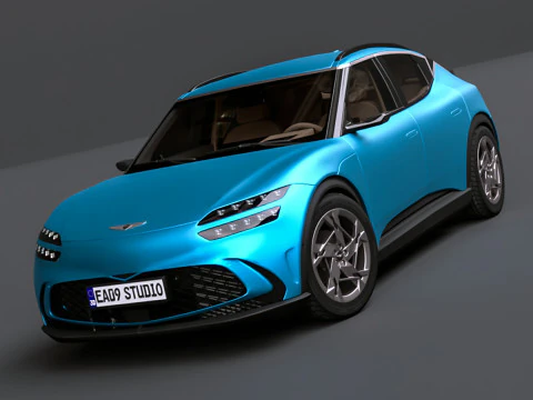 2025 Gênesis GV60 Modelo 3D