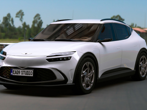 2025 Genesis GV60 Model 3D