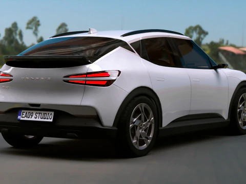 2025 Genesis GV60 3D Model