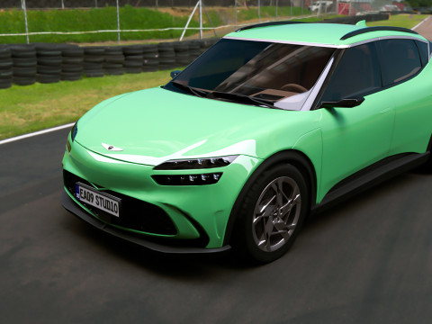 2025 Genesis GV60 Model 3D