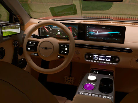 2025 Genesis GV60 3D Model