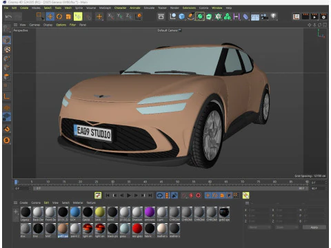 2025 Genesis GV60 3D Model