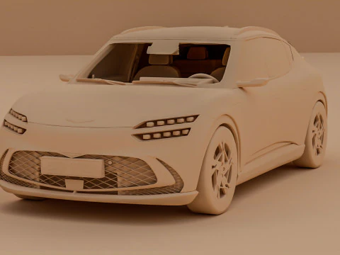2025 Genesis GV60 3D Model
