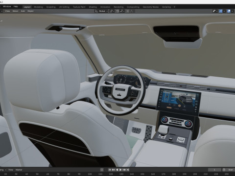 Range Rover BRABUS 600 Model 3D