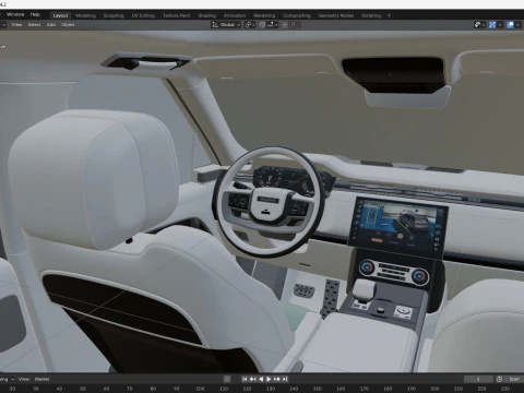 Range Rover BRABUS 600 3D Model