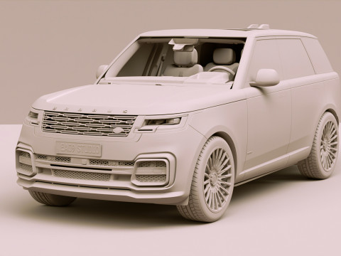 Range Rover BRABUS 600 Model 3D