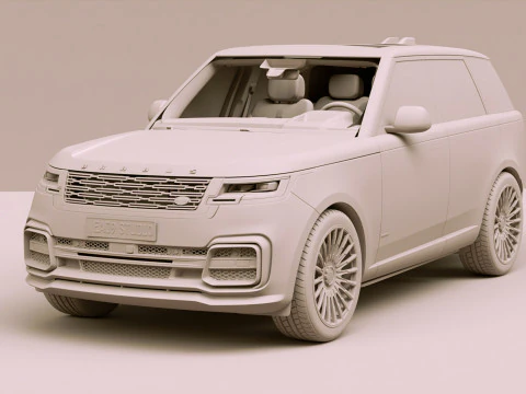 Range Rover BRABUS 600 3D Model