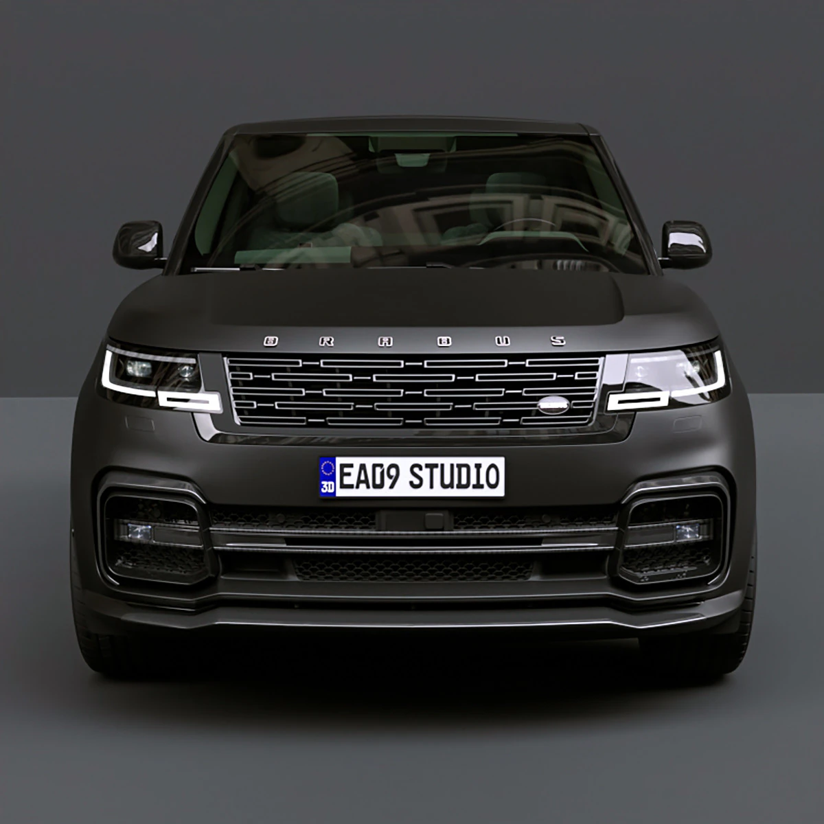 Range Rover BRABUS 600 3D Model .c4d .max .obj .3ds .fbx .stl .blend 