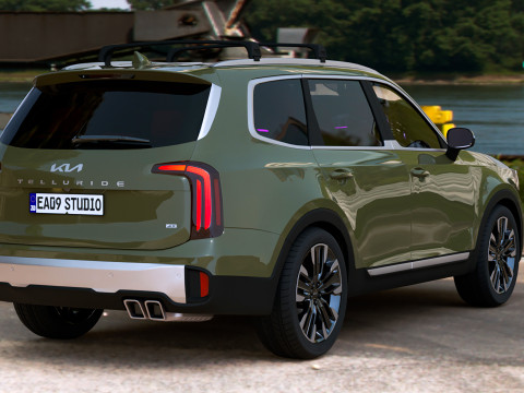 2025 Kia telluride S 3D Model