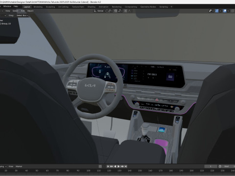 2025 Kia telluride S 3D Model
