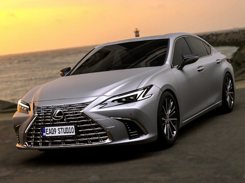 2025 Lexus ES 3D Model