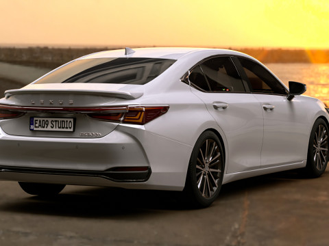 2025 Lexus ES 3D Model