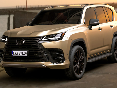 2025 Lexus LX700h Model 3D
