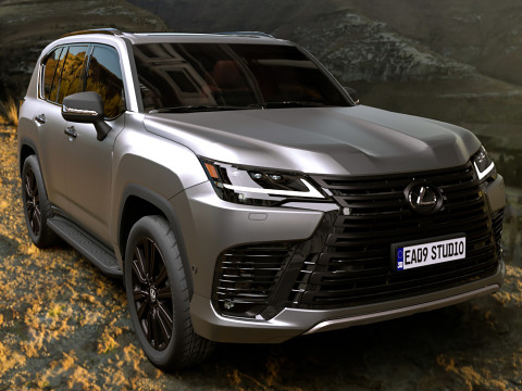 2025 Lexus LX700h Model 3D