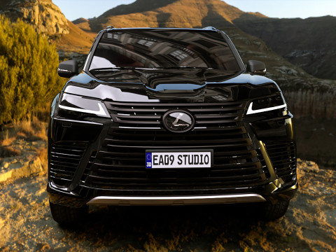 2025 Lexus LX700h Model 3D