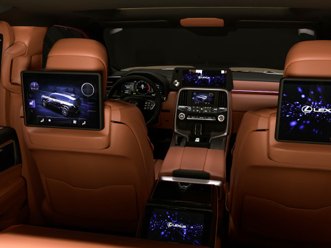 2025 Lexus LX700h Model 3D