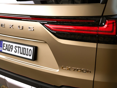 2025 Lexus LX700h Model 3D