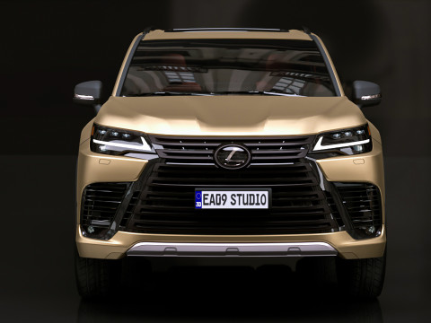 2025 Lexus LX700h Model 3D