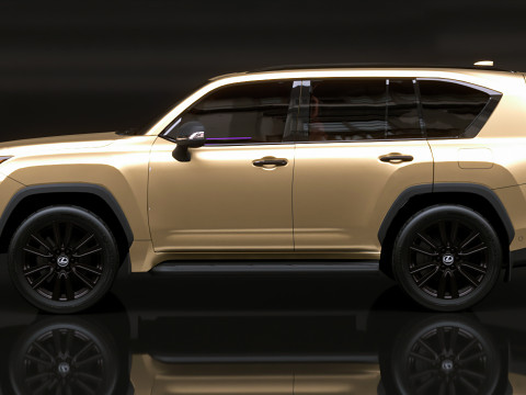 2025 Lexus LX700h Model 3D