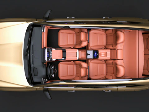 2025 Lexus LX700h 3D Model