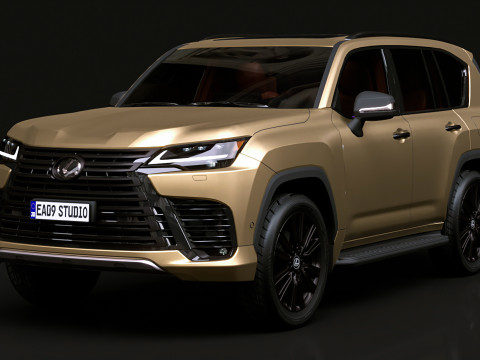 2025 Lexus LX700h Model 3D
