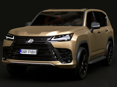 2025 Lexus LX700h Model 3D