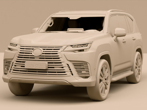 2025 Lexus LX700h Model 3D
