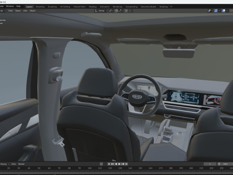 Geely Monjaro 2025 Modelo 3D