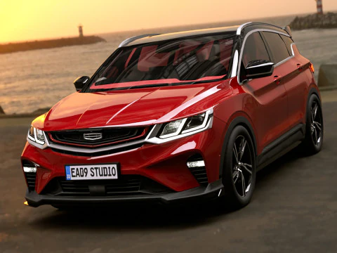 Джилі Кулрей 3D Модель