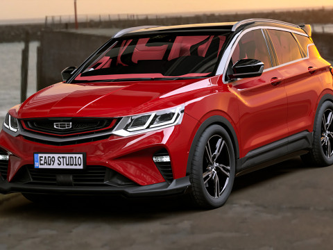 Geely Coolray 3D Model