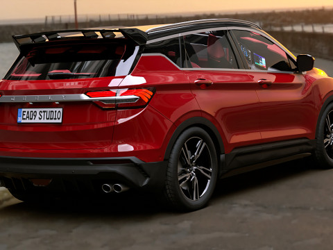 Geely Coolray 3D Model