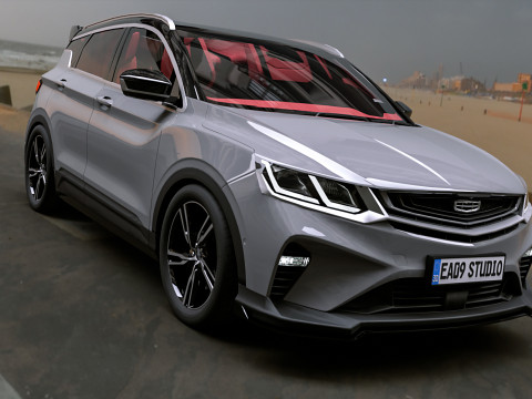Geely Coolray 3D Model