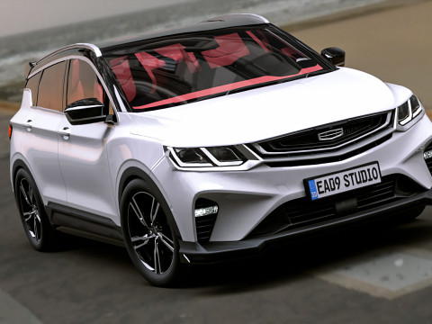 Geely Coolray 3D Model