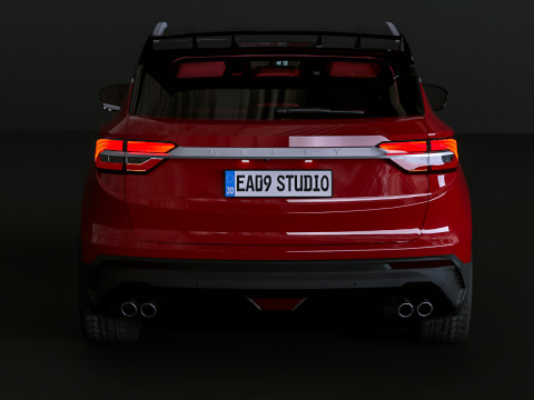 Geely Coolray 3D Model