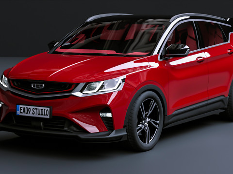 Geely Coolray 3D Model