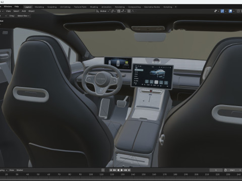 Chery Luxeed S7 2025 3D Model