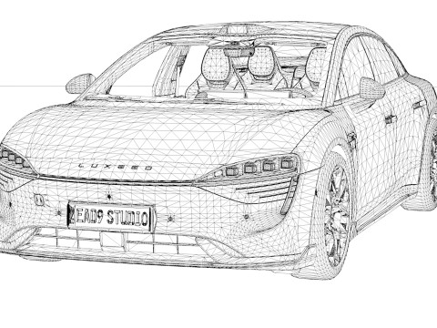 Chery Luxeed S7 2025 3D Model