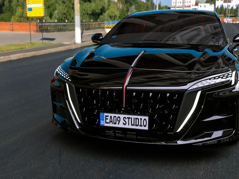 Hongqi H6 2025 Modelo 3D