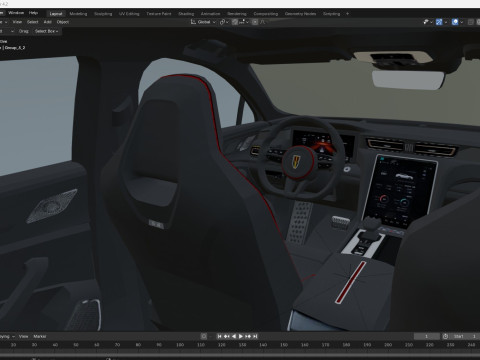 Hongqi H6 2025 Modelo 3D