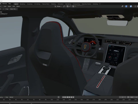 Hongqi H6 2025 3D Model
