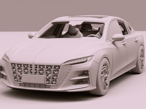 Hongqi H6 2025 Modelo 3D