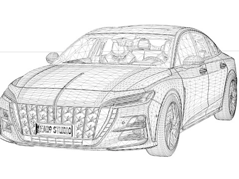 Hongqi H6 2025 3D Model