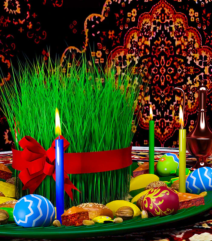 Novruz Semeni Pack realistic scene 3D Model .c4d .max .obj .3ds .fbx .stl .blend 