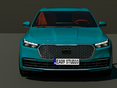 2025 Kia K9 K900 Modello 3D