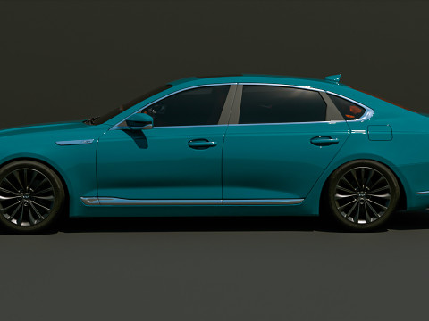 2025 Kia K9 K900 Modello 3D