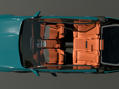 2025 Kia K9 K900 Modello 3D