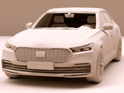 2025 Kia K9 K900 Modello 3D